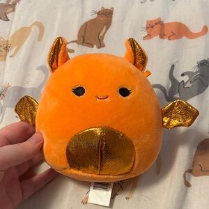 4.5 inch tangie the orange bat squishmallow